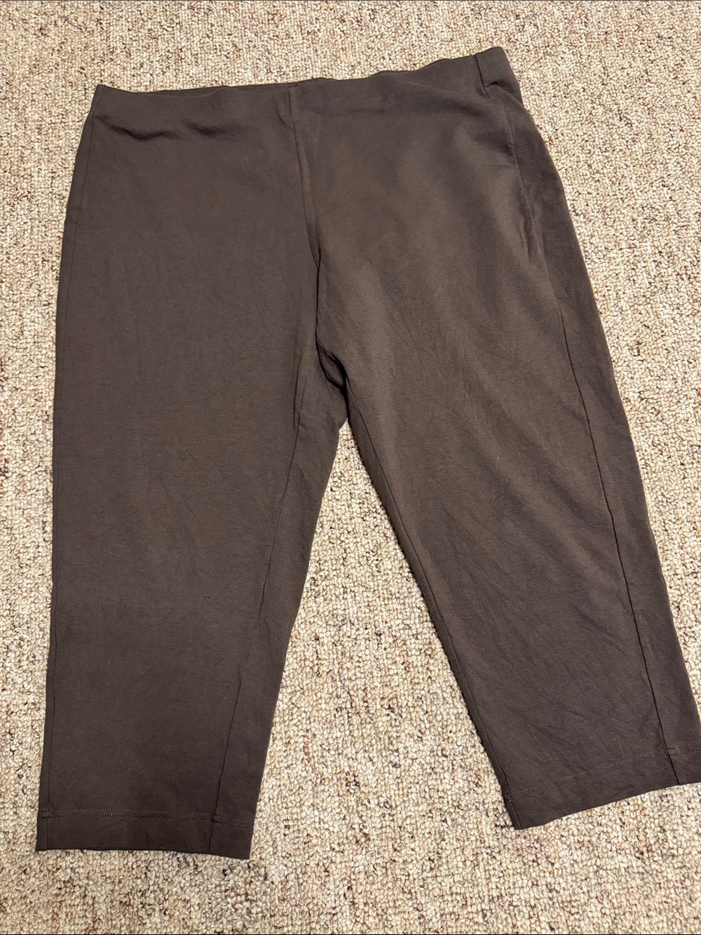 Women with Control brown Cropped Ankle Pants